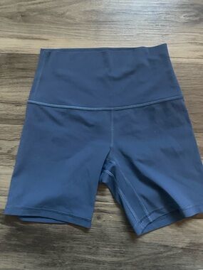 lululemon athletica High-Rise Bike Shorts in blue, 6 inch